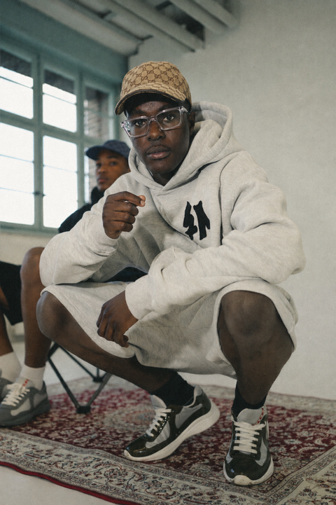 48 ZIP HOODIE (GREY)