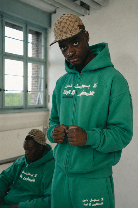 JUSTICE ZIP HOODIE (SUMMER GREEN)