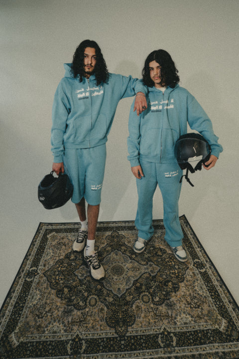 JUSTICE ZIP HOODIE (SUMMER BLUE)
