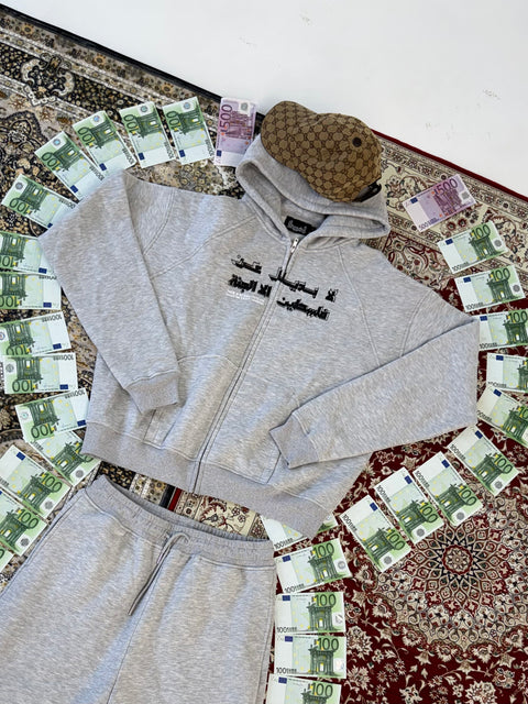 JUSTICE ZIP HOODIE (GREY)