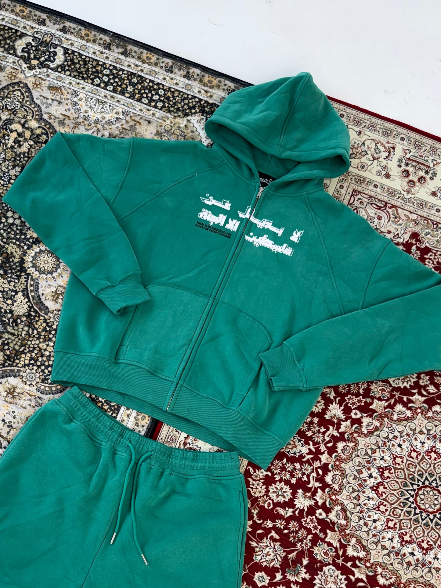 JUSTICE ZIP HOODIE (SUMMER GREEN)