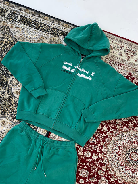 JUSTICE ZIP HOODIE (SUMMER GREEN)