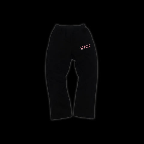 JUSTICE JOGGER [PINK ON BLACK]