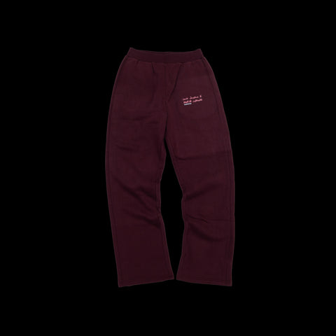 JUSTICE JOGGER [PINK ON WINE RED]