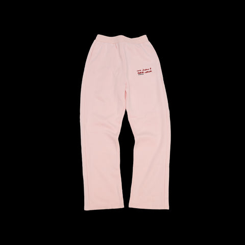 JUSTICE JOGGER [WINE RED ON PINK]