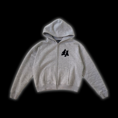 48 ZIP HOODIE (GREY)