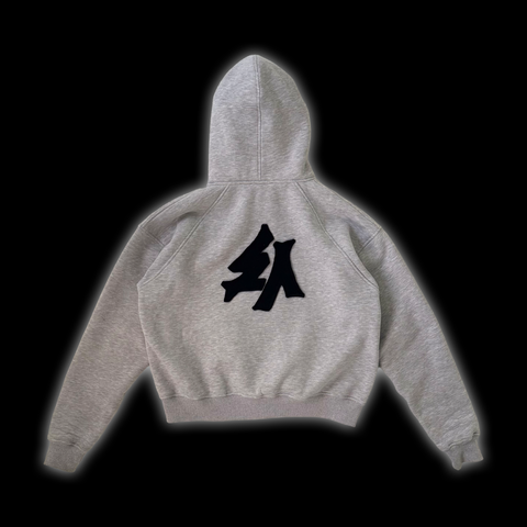 48 ZIP HOODIE (GREY)