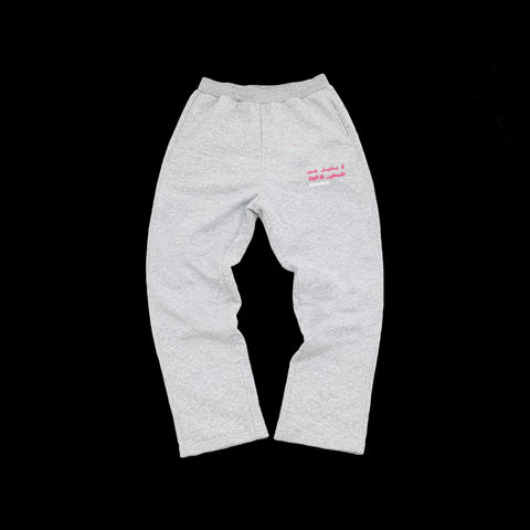 JUSTICE JOGGER [BRIGHT PINK ON GREY]