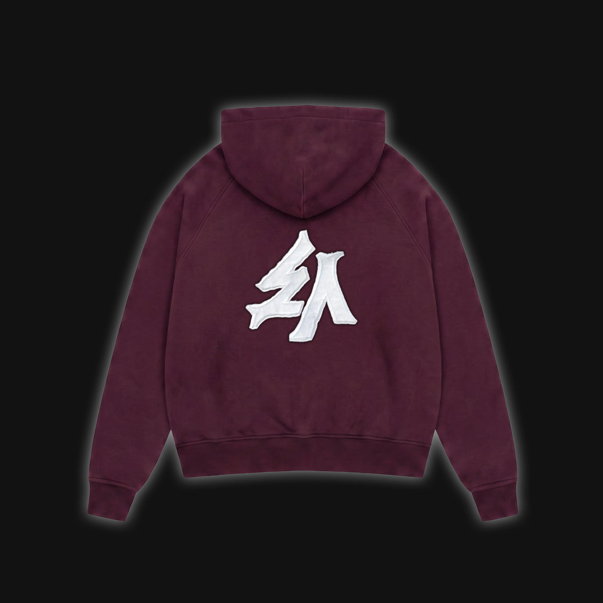 48 ZIP HOODIE (WINE RED)