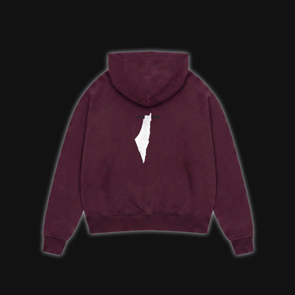 JUSTICE HOODIE (WINE RED)