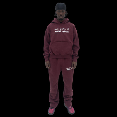JUSTICE HOODIE [WINE RED]