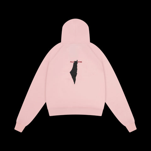 JUSTICE ZIPPER [WINE RED ON PINK]